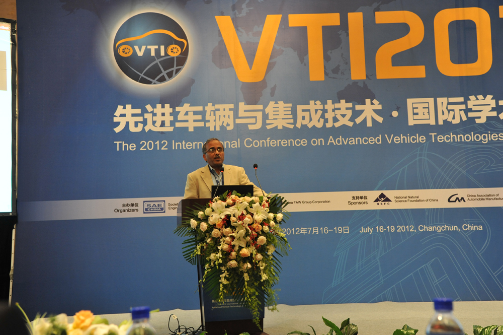 Prof. Kumar at VTI 2012